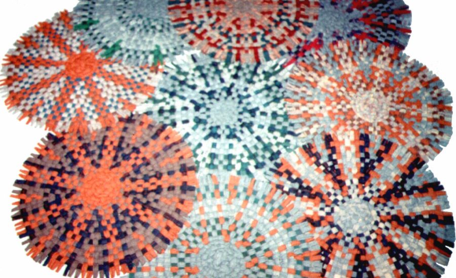 Wheel rugs made by Mom Christmas 1999 edited